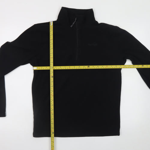 Peter Storm Men’s Black Fleece 1/4 Zip Pullover Sweatshirt S