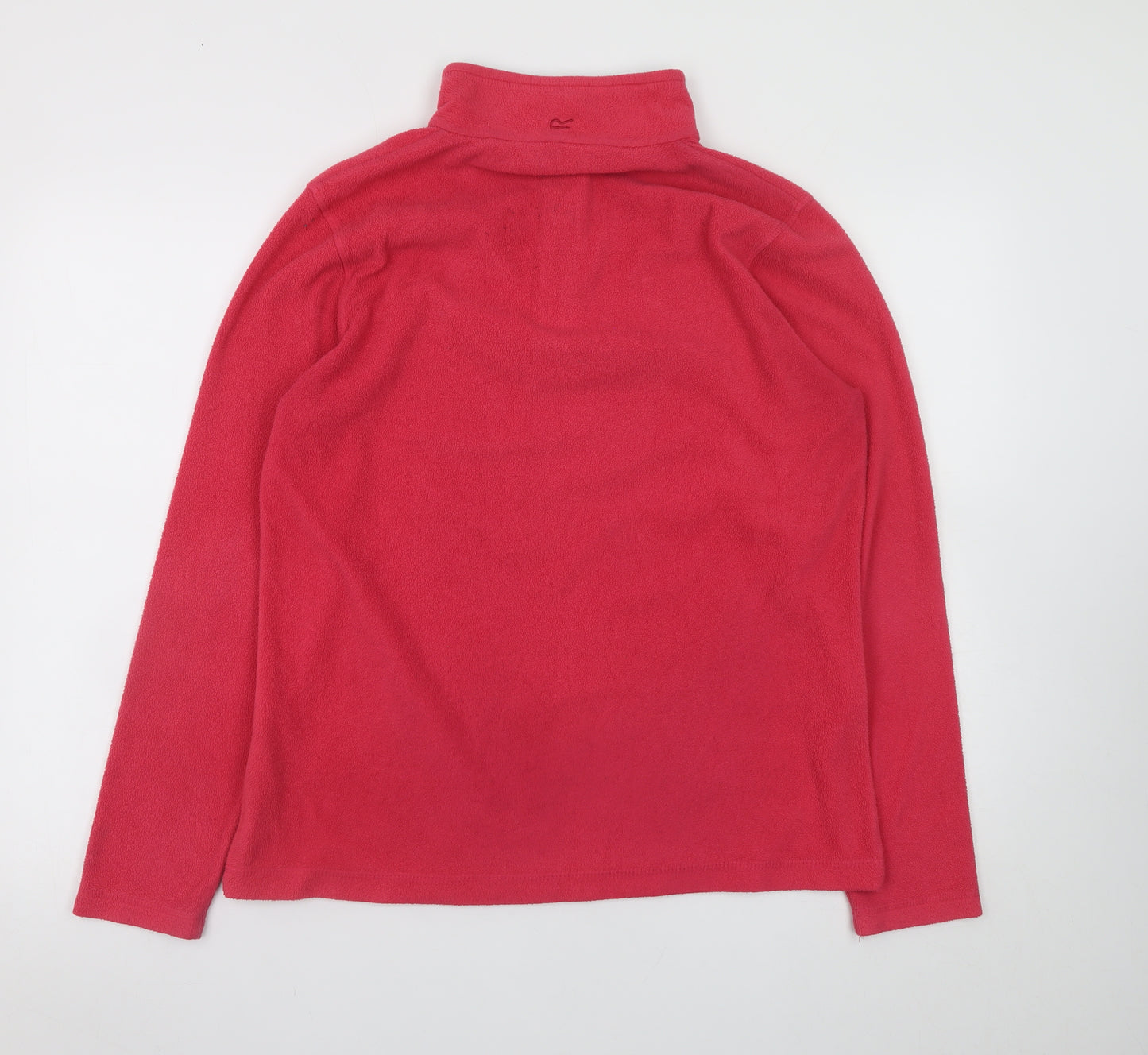 Regatta Great Outdoors Women's Pink Fleece Pullover UK 14 1/2 Zip