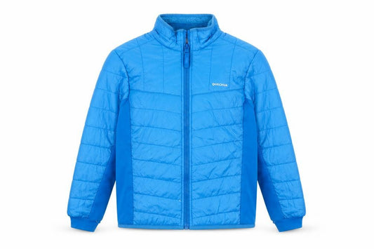 Quechua Boys Blue 10-11 Years Lightweight Puffer Jacket Full Zip