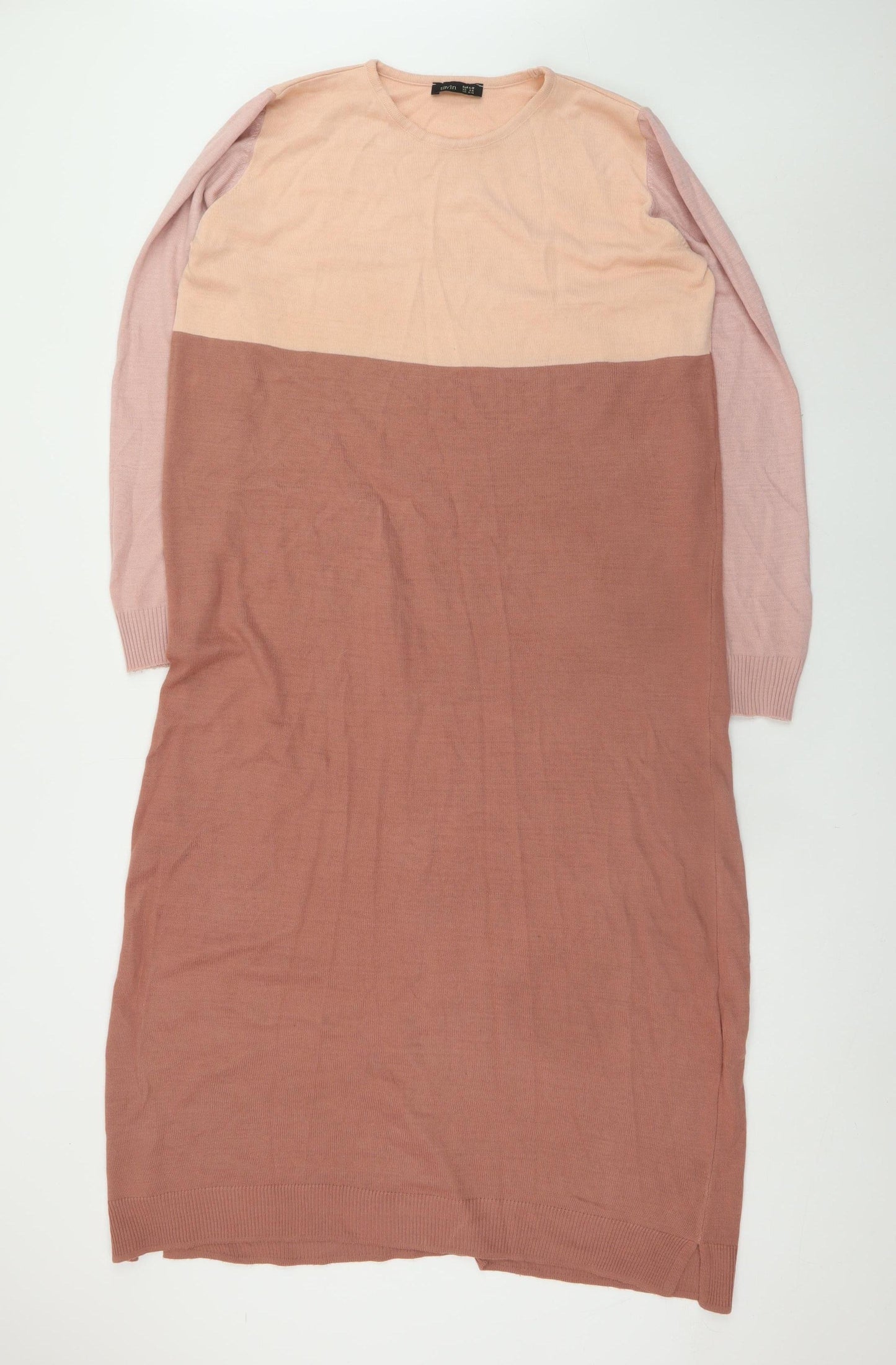 Tavin Women’s Multicoloured Midi Jumper Dress Size 10