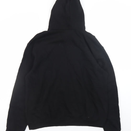 B&C Collection Unisex Black L Pullover Hoodie Funny Quote Design