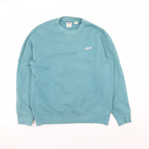 Levi's Men's Blue Relaxed Fit Crew Neck Sweatshirt Size S