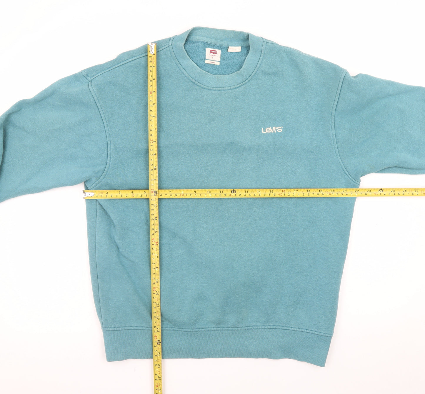 Levi's Men's Blue Relaxed Fit Crew Neck Sweatshirt Size S
