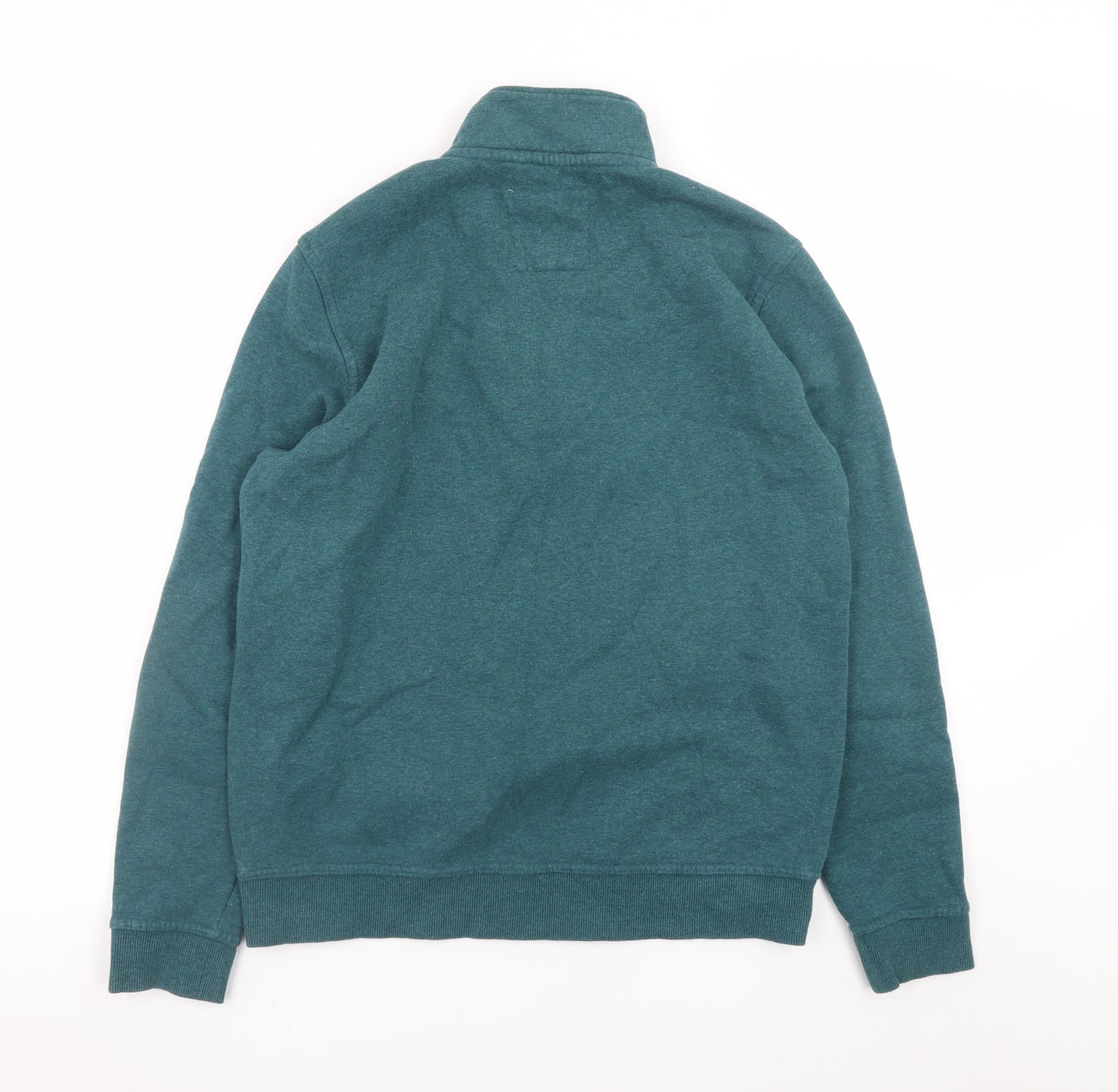 Crew Clothing Company Men's Green M 1/4 Zip Sweatshirt Pullover