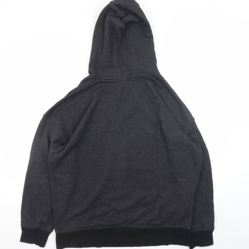 Adidas Womens Black Size 10 Pullover Hoodie Cotton Blend