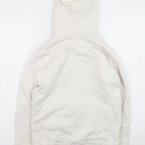 TEX Women's Beige Full Zip Hooded Sweatshirt Size S