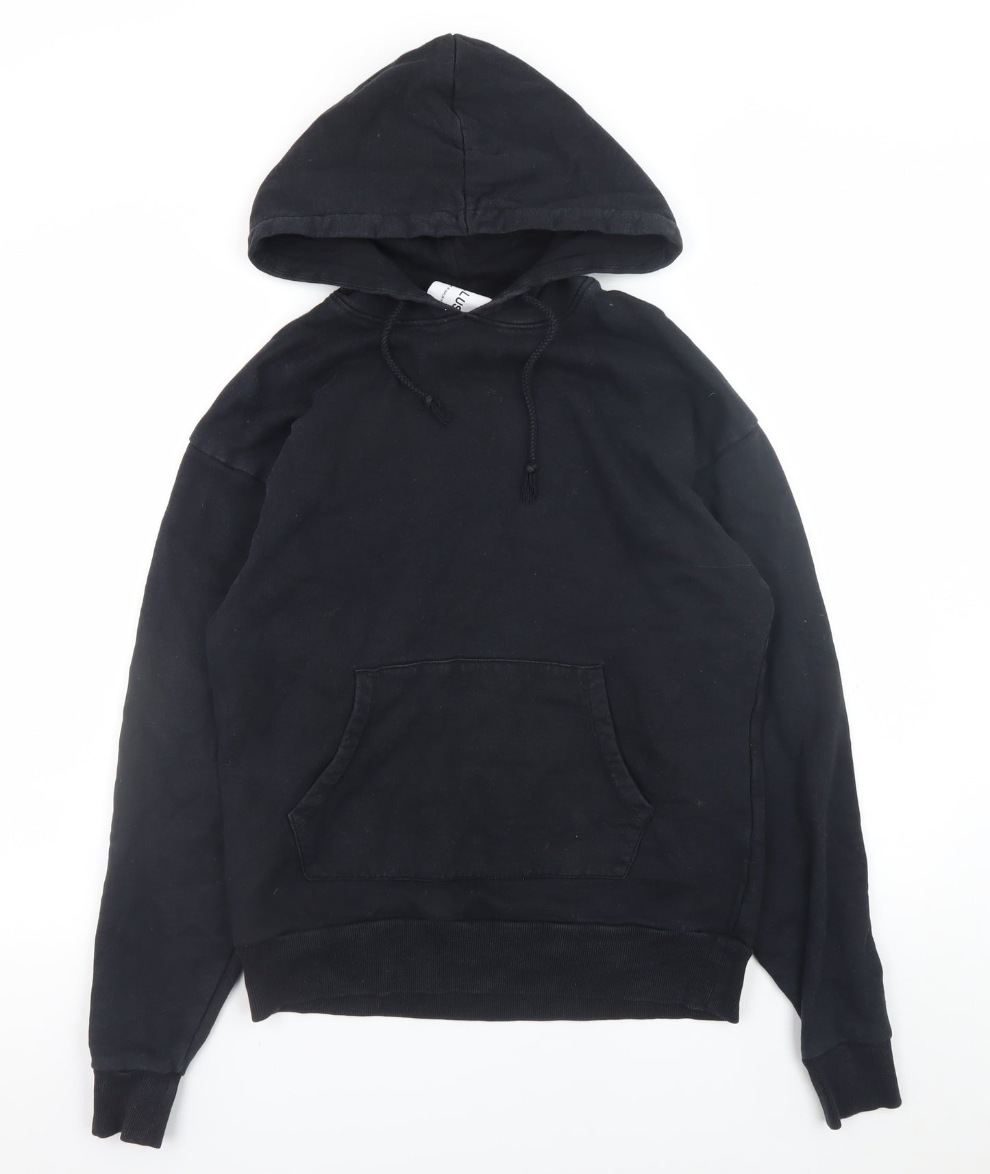 Collusion Men's Black Pullover Hoodie Size S Regular Fit