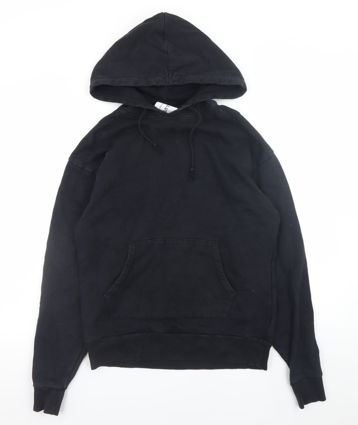 Collusion Men's Black Pullover Hoodie Size S Regular Fit