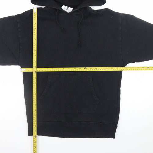 Collusion Men's Black Pullover Hoodie Size S Regular Fit