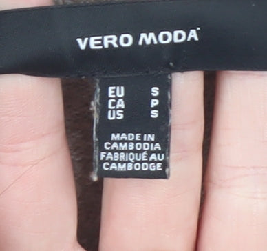 Vero Moda Women’s Beige Roll Neck Knit Jumper Size S