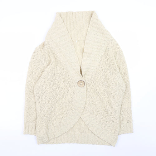 Marks and Spencer Women’s Beige Chunky Knit Cardigan UK 22