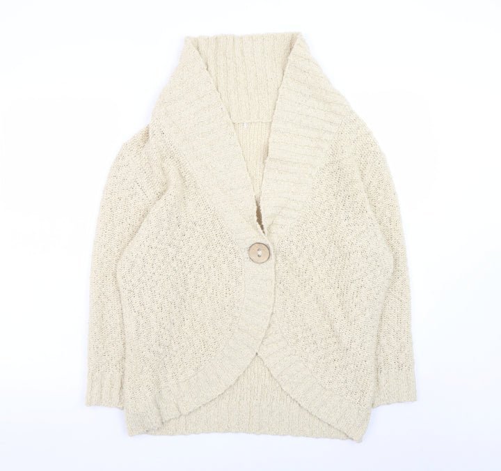 Marks and Spencer Women’s Beige Chunky Knit Cardigan UK 22