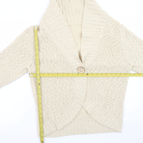 Marks and Spencer Women’s Beige Chunky Knit Cardigan UK 22