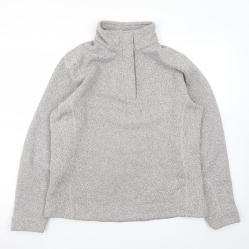 Rohan Womens Grey Fleece Pullover Sweatshirt L Warm Lightweight