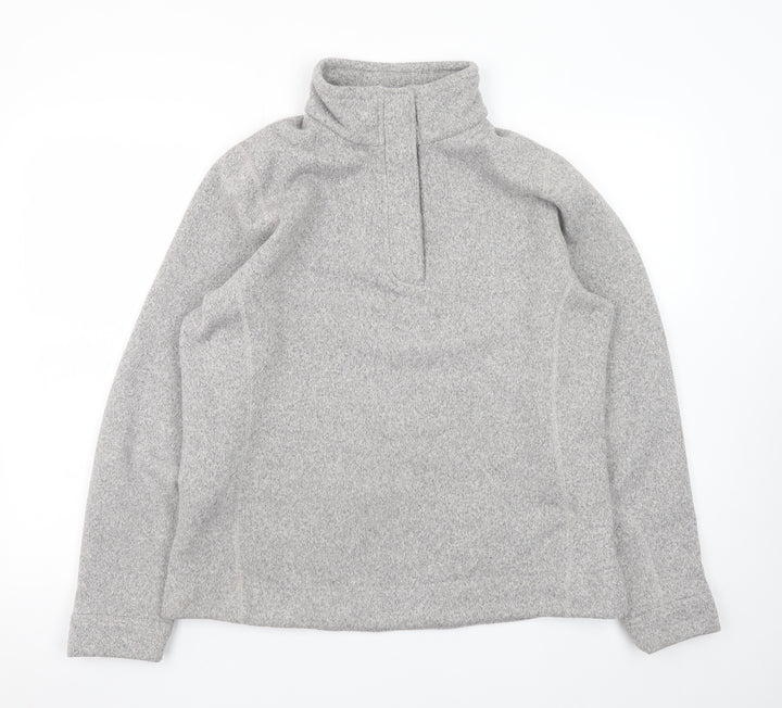 Rohan Womens Grey Fleece Pullover Sweatshirt L Warm Lightweight