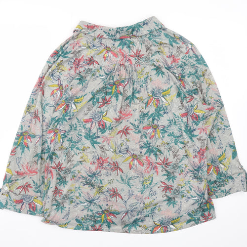 Marks and Spencer Women’s Multicoloured Floral Button-Up Shirt UK 20