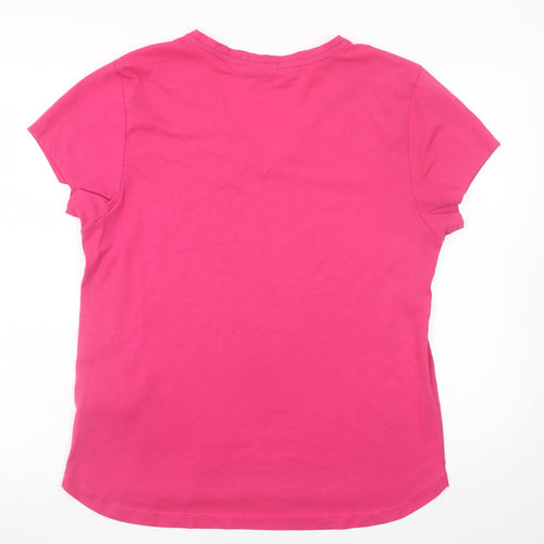LA Gear Women’s Pink V-Neck Short Sleeve T-Shirt Size 18
