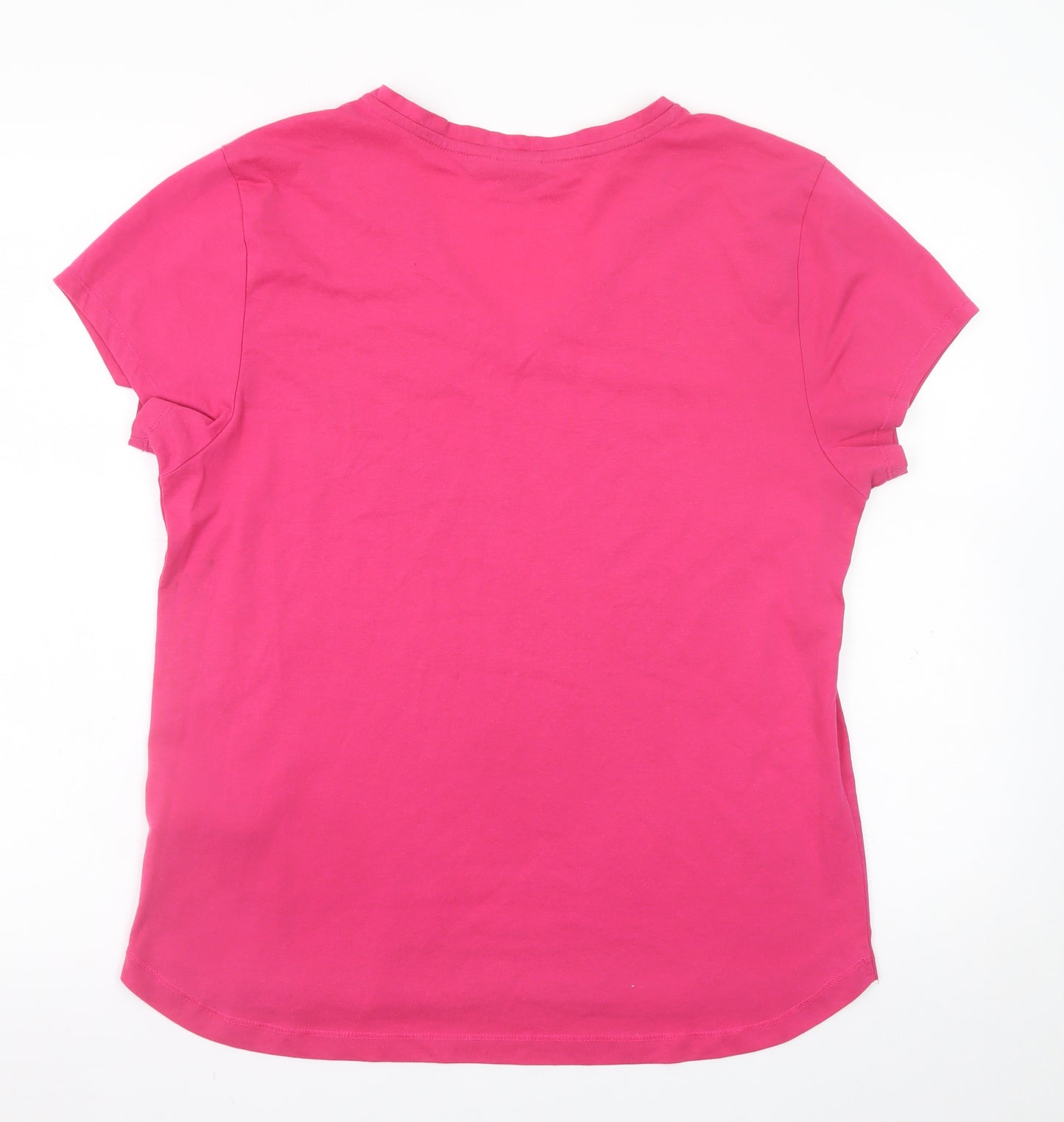 LA Gear Women’s Pink V-Neck Short Sleeve T-Shirt Size 18