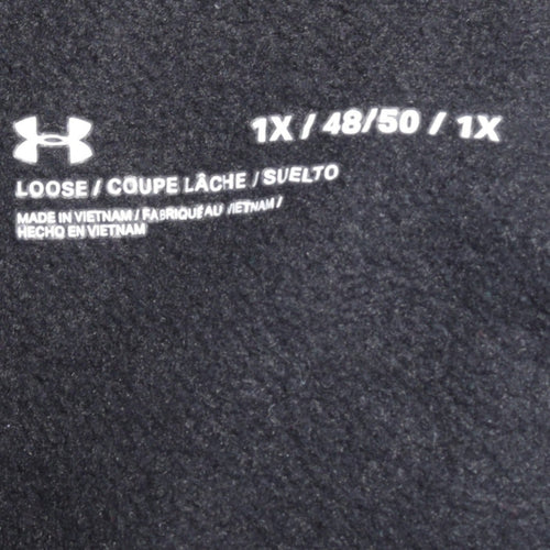Under Armour Men's Black XL Pullover Hoodie with Logo