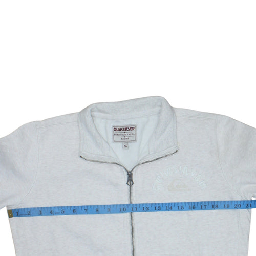 Quiksilver Unisex Grey Size 16 Full Zip Track Jacket