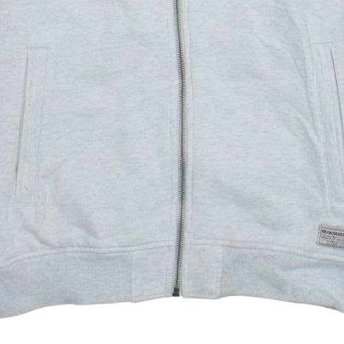 Quiksilver Unisex Grey Size 16 Full Zip Track Jacket