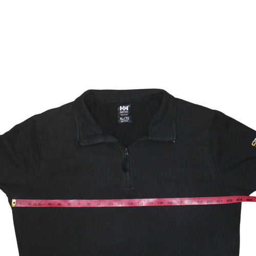 Helly Hansen Mens Black XL 1/4 Zip Workwear Sweatshirt