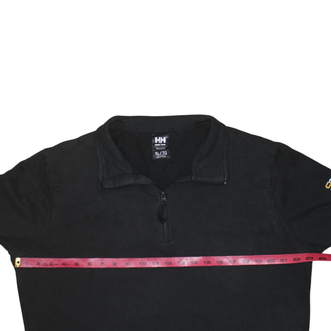 Helly Hansen Mens Black XL 1/4 Zip Workwear Sweatshirt