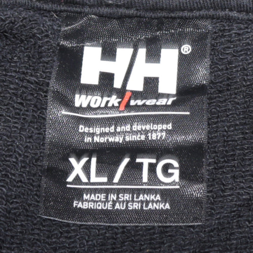 Helly Hansen Mens Black XL 1/4 Zip Workwear Sweatshirt