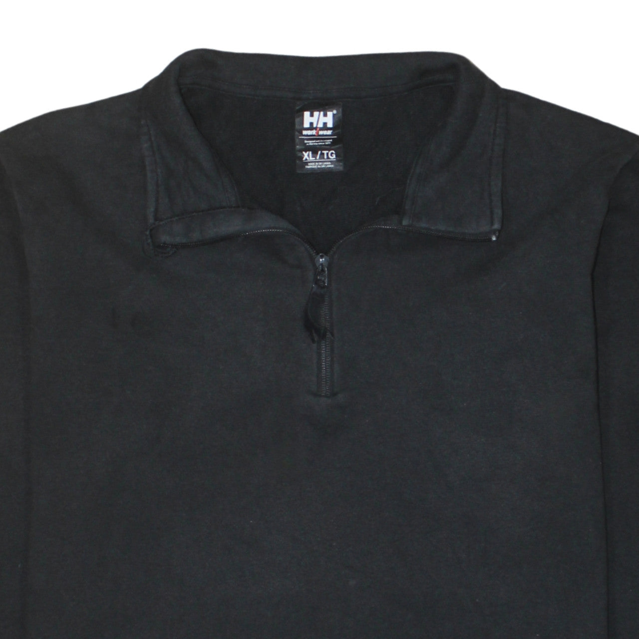 Helly Hansen Mens Black XL 1/4 Zip Workwear Sweatshirt
