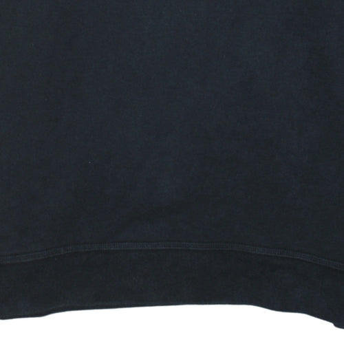 Nike Men's Black Cotton Crew Neck Pullover Sweatshirt L