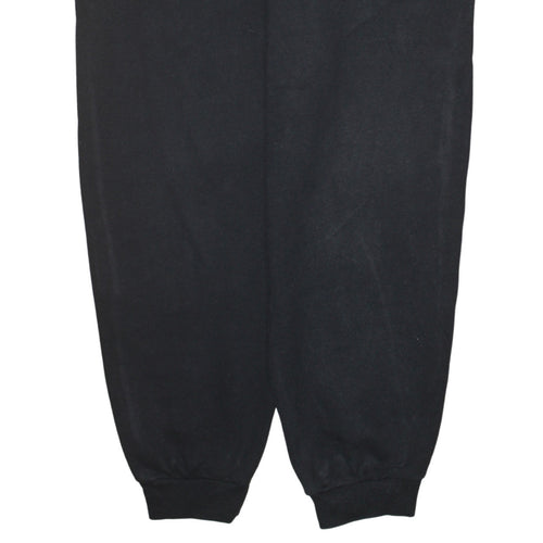 Adidas Men's Black Regular Fit Fleece Sweatpants Medium