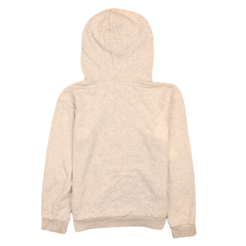 Puma Boys Beige Pullover Hoodie Size 16 Years Logo Fleece Sweatshirt