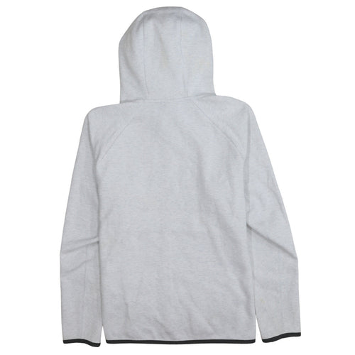 Nike Men's Grey Full Zip Hoodie L Regular Fit Lightweight