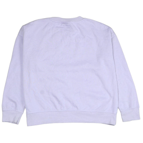 Disney Women Lilac Stitch Sweatshirt Size S Crew Neck Casual Pullover