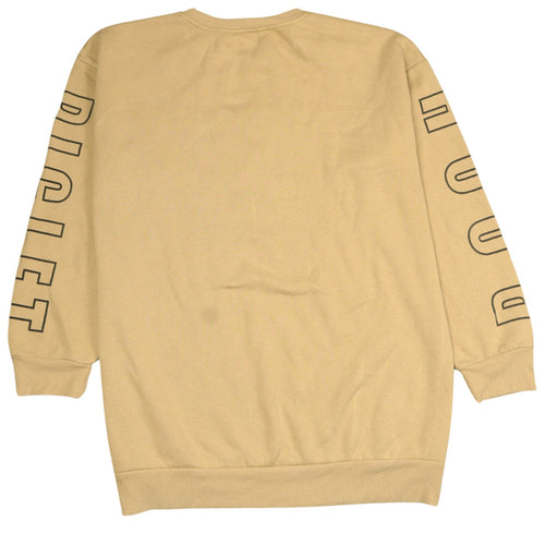 Disney Women Beige Winnie The Pooh Pullover Sweatshirt L
