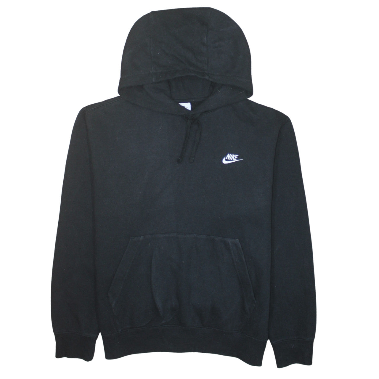 Nike Men's Black Pullover Hoodie Medium Regular Fit Fleece