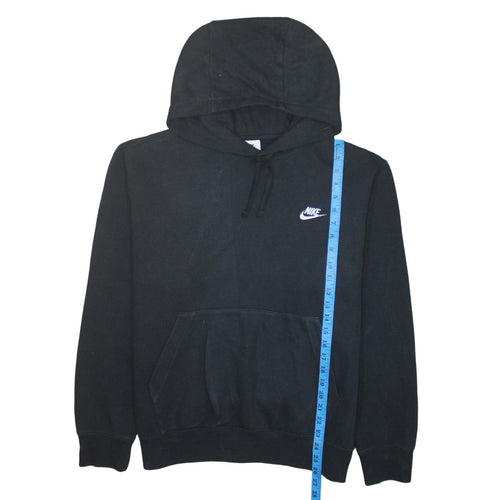 Nike Men's Black Pullover Hoodie Medium Regular Fit Fleece