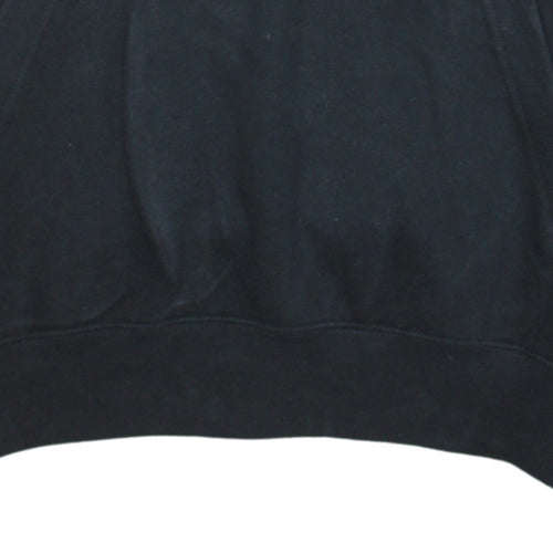 Nike Men's Black Pullover Hoodie Medium Regular Fit Fleece