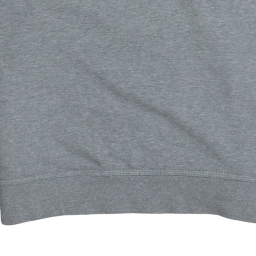 Nike Men's Grey Crew Neck Logo Sweatshirt M Regular Fit