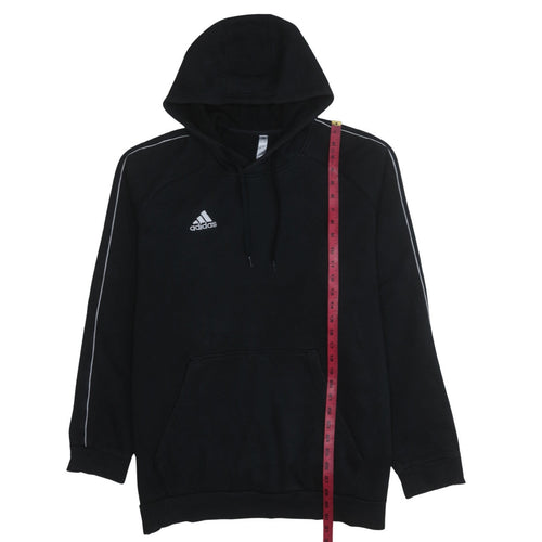 Adidas Men’s Black 2XL Pullover Hoodie with Logo