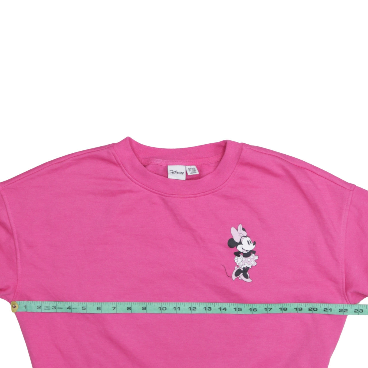 Disney Women Pink Minnie Mouse Pullover Sweatshirt UK 10/12