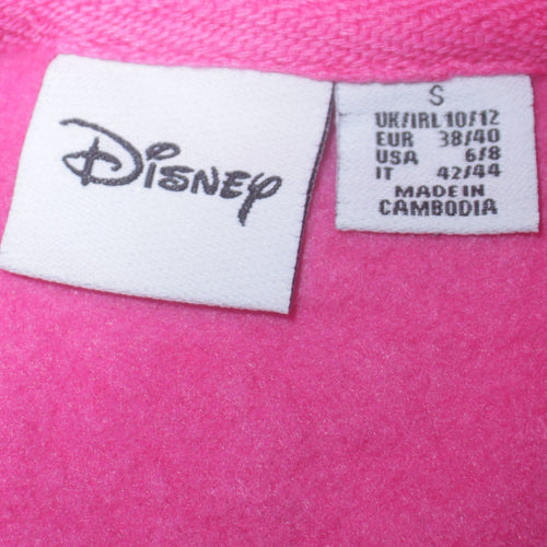 Disney Women Pink Minnie Mouse Pullover Sweatshirt UK 10/12