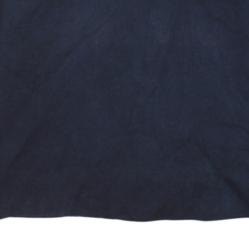 Tommy Hilfiger Women's Blue Crew Neck Cotton Pullover Jumper Size L