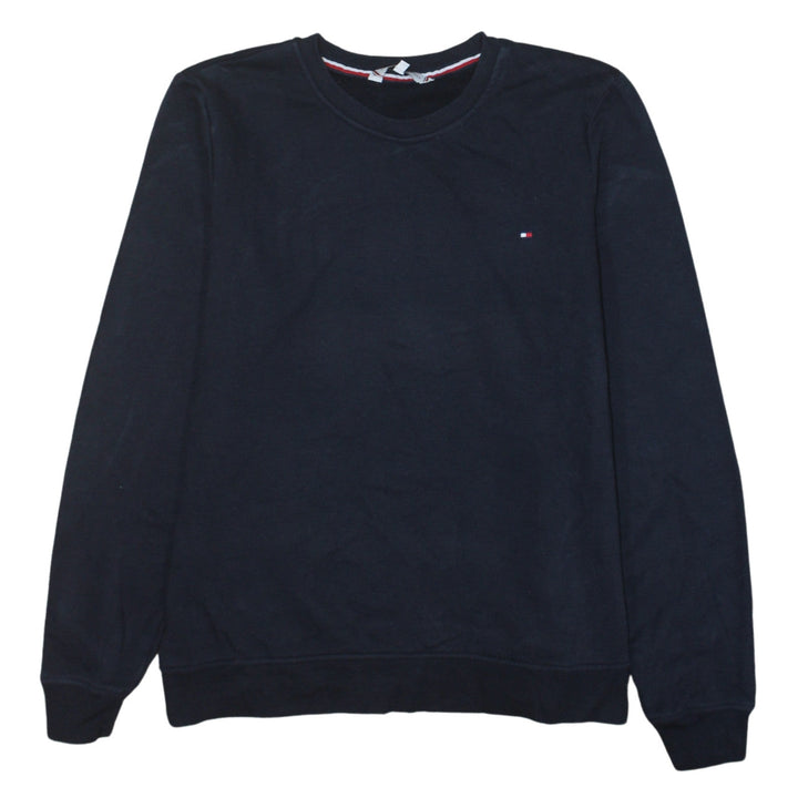 Tommy Hilfiger Men's Blue Crew Neck Pullover Sweatshirt Size S