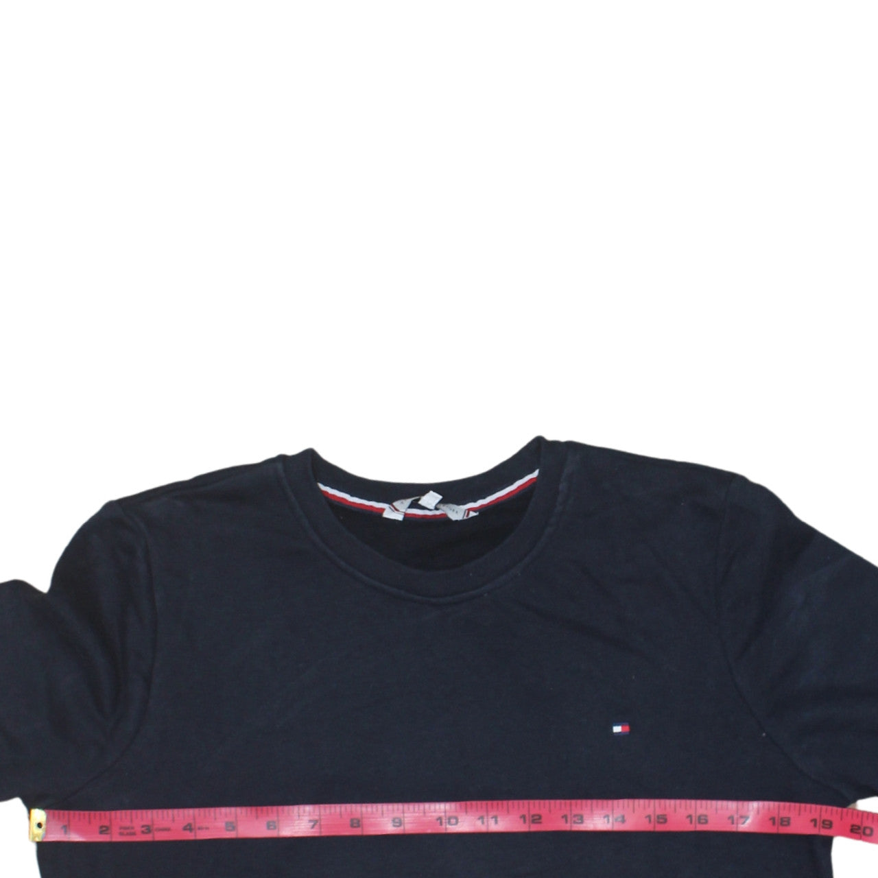 Tommy Hilfiger Men's Blue Crew Neck Pullover Sweatshirt Size S