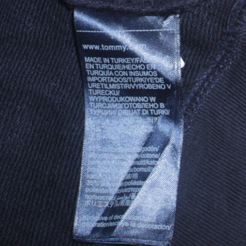Tommy Hilfiger Men's Blue Crew Neck Pullover Sweatshirt Size S