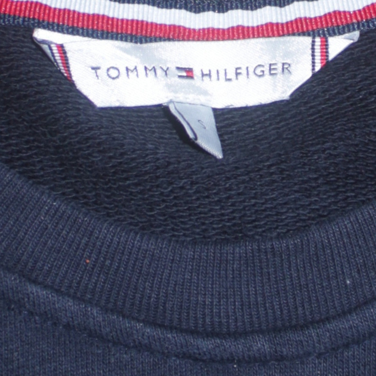 Tommy Hilfiger Men's Blue Crew Neck Pullover Sweatshirt Size S