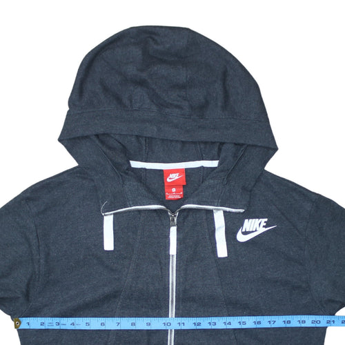 Nike Men's Grey Full Zip Hoodie Medium Regular Fit Sportswear
