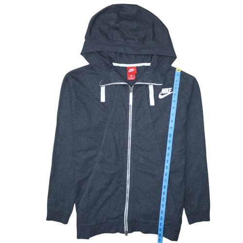 Nike Men's Grey Full Zip Hoodie Medium Regular Fit Sportswear