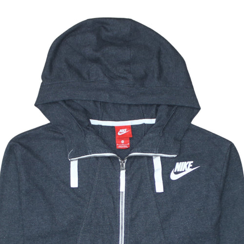 Nike Men's Grey Full Zip Hoodie Medium Regular Fit Sportswear